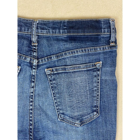 The Great The Dude Slim Jeans Womens 24 Cropped Raw Hem High Rise Button Fly - Picture 10 of 12